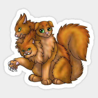 CerPURRus: Ginger Sticker